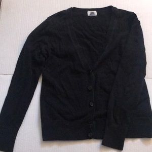 Black cardigan